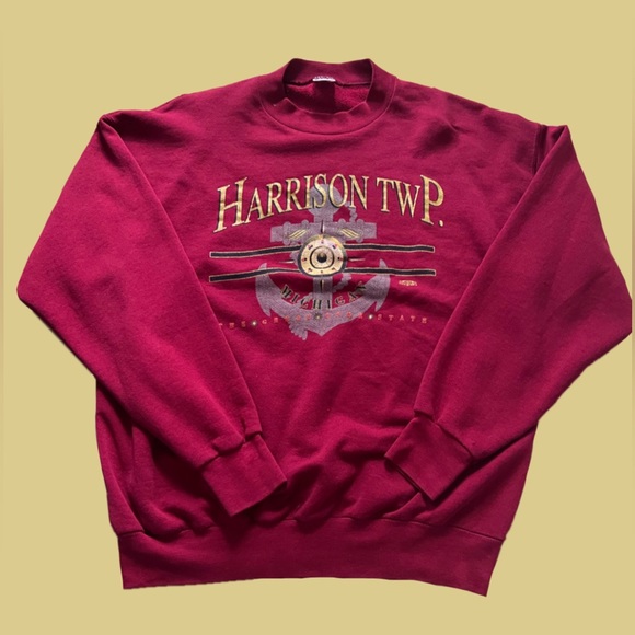 Fruit of the Loom Sweaters - red vintage crewneck